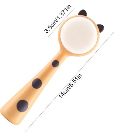 Face Wash Brush Manual Facial Tools with Cat Ears Soft Face Cleanser and Massager Brush Manual Facial Cleansing Brush Handheld Mat Scrubber for Sensitive Skin Coatuiyo - Buy Online on GoSupps.com