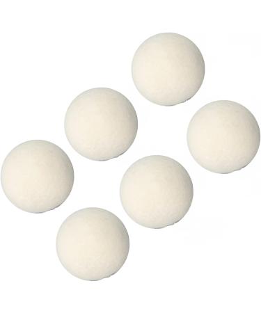 Fabric Softener Ball Time Saving Reusable Laundry Drying Balls Static Reduction 6 Pcs for Home (3cm) - Buy Online on GoSupps.com