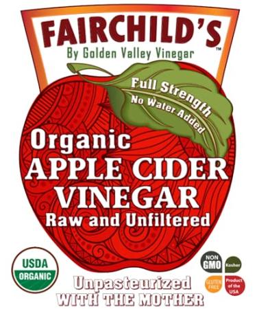 Fairchild's Organic Raw & Unfiltered Apple Cider Vinegar 32 oz - 2 Pack - Buy Online on GoSupps.com