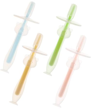Buy Minkissy 8 STK Baby Toothbrush Set - Soft Silicone Training Toothbrush for Oral Hygiene - Buy Online on GoSupps.com