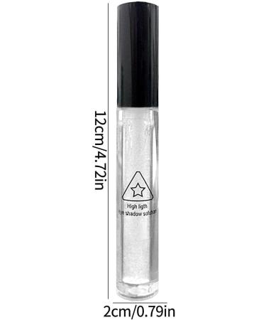 Liquid Eyeshadow Eye Shadow - Liquid Eyeshadow Multi-Dimensional Long-Lasting Holographic Multichrome Eyeshadows Makeup Sritob 01# White Moonlight - Buy Online on GoSupps.com
