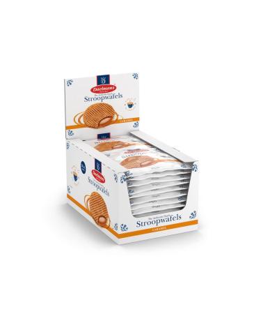 Daelmans Stroopwafels - Caramel Waffles 39 g x 24 (Single Pack) in a Box - Authentic Dutch Caramel Waffle - Stroopwaffles