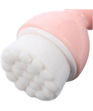 Housoutil 1pc Cleansing Brush Travel Makeup Brush Mineral Makeup Foundation Nail Dust Brush Liquid Makeup Portable Cosmetic Brush Pink Face Washbasin Artificial Fiber Wool - Buy Online on GoSupps.com
