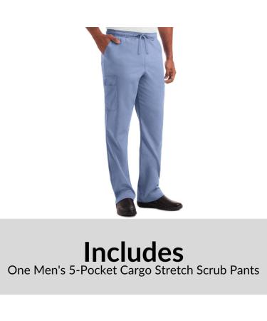 Strictly Scrubs Active Stretch Men's 6 Pocket Cargo Scrub Pants (S-2X 6 Colors)  Durable Stretch Medical Scrub Uniform Medium Black - Buy Online on GoSupps.com