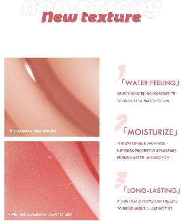  YYZGGLING Non-sticky color-free honey lip gloss soft texture double moisturizing eight colors to choose from long-lasting hydration (3) - Buy Online on GoSupps.com