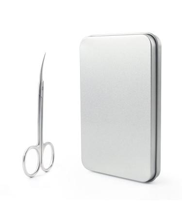 Qunzhao Curved Cuticle Scissors - Stainless Steel Grooming Blades for Dry Skin - Manicure Nail Scissors for Women and Men (2 Pack) - Buy Online on GoSupps.com