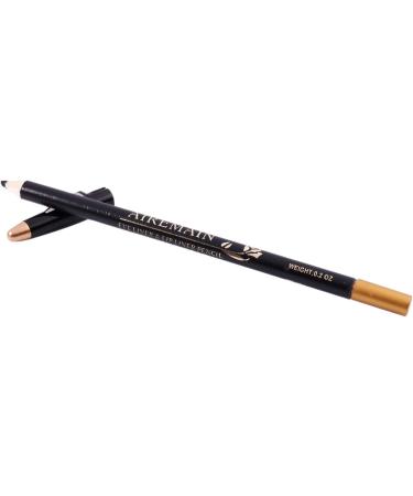 Yangyou 12x Black Lip Eyeliner and Eyebrow Pencils + Makeup Pencil Sharpener - Buy Online on GoSupps.com