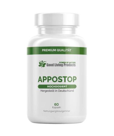 Appostop Appetite Support - Losing Appetite Blocker Capsules (1 can A 60 capsules) - AppetiMmer Carboblock carbblocker carbohydrates capsules