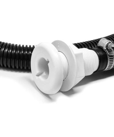 Maxzone Bilge Pump Installation Kit - 6ft Premium PVC Hose with Clamps and Thru-Hull Fitting 1/8 Inch - Buy Online on GoSupps.com