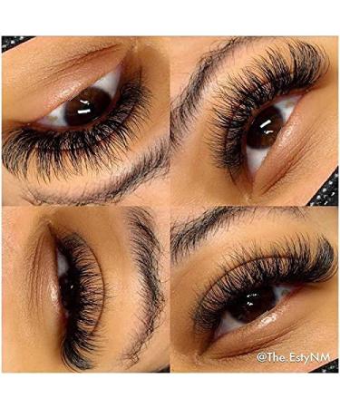 Premium Silk 0.03 D Curl Eyelash Extensions 13-20mm Individual Lashes - Soft Matte Dark Professional Eye Extension Supplies - Buy Online on GoSupps.com