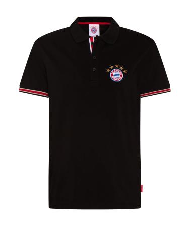 FC Bayern Munich Polo Shirt Logo Men S Black