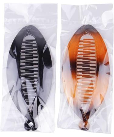 yuwqqoajv Ponytail Clip - Stylish And Versatile Hair Accessory With Wide Range Of Specifications Making Multifunctional Bright black large size-14cm - Buy Online on GoSupps.com