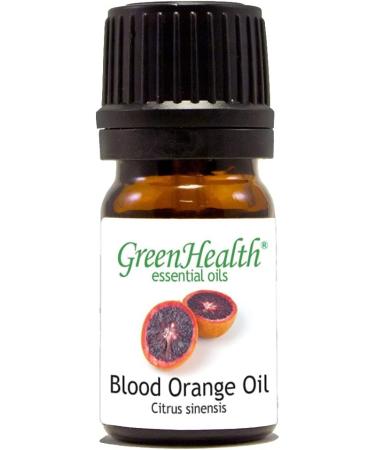 Blood Orange 1/6 fl oz (5 ml) Glass Bottle 100% Pure Essential Oil GreenHealth - Buy Online on GoSupps.com