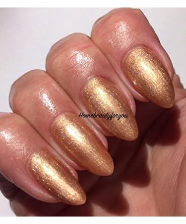 Bluesky Gel Nail Polish Gold Bronze Shimmer Iced Cappuccino 80503 UV LED Soak Off 10ml - Buy Online on GoSupps.com