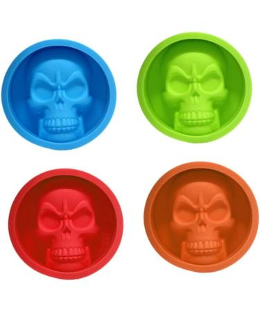 KICHOUSE Orange Baking Cake Pattern Food Skull Mini Grade Molds DIY Candy Silicone Jelly - Buy Online on GoSupps.com