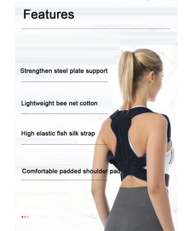 DFHBFG Posture Corrector Upper Back Brace - Adjustable Support & Neck Relief for Pain - International Shipping Available - Buy Online on GoSupps.com