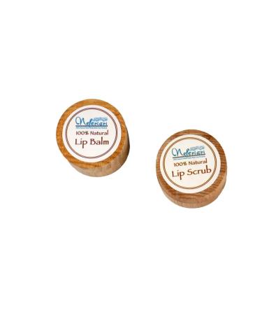 Nefertari Lip Care Kit Lip scrub: To remove dead skin from the lips and moisturizes it. Lip balm: A natural moisturizer to keep your lips moisturized all the time. - Buy Online on GoSupps.com