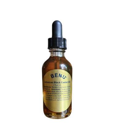Benu Jamaican Black Castor Oil 100% Natural Cold Pressed Restores and Repairs