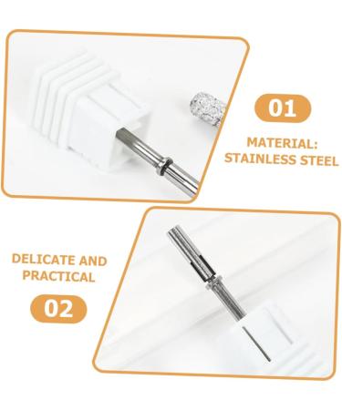 Beaupretty tools nail bit manicure drill bits manicure salon supplies polishing drill bits nail sanding drill bits manicure supplies polishing heads for nail Stainless steel major Bitstock - Buy Online on GoSupps.com