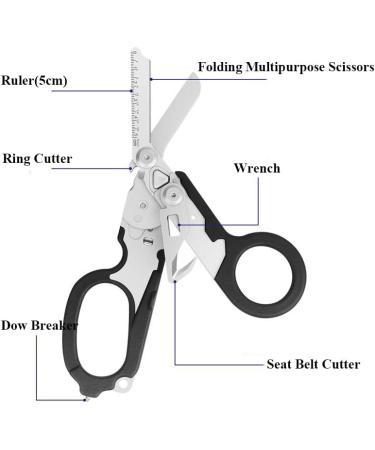 Multifunctional Rescue Emergency Scissors for Medical Professionals Foldable Multi-Use Design for Rescue Workers | International Shipping Available - Buy Online on GoSupps.com