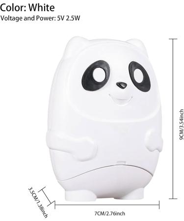 Automatic Nail Clippers Electric Nail Clipper with Debris Storage Box 2 in 1 Automatic Anti-Pinch 500mAh Panda Shape Type-C Low Noise Portable Fingernail Cutter - Buy Online on GoSupps.com