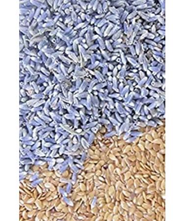 Organic Lavender Weighted Eye Pillow Set - Flaxseed Filled with Slip Cover (10x4x1 inches) - Buy Online on GoSupps.com