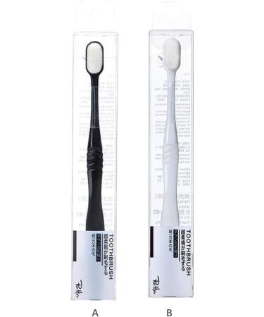 Geardeangloow Hairy Toothbrush - 10 Piece Set | Premium Bathroom Accessories for Pregnancy Care & Travel | Mouth Cleaning Tool in White - Buy Online on GoSupps.com