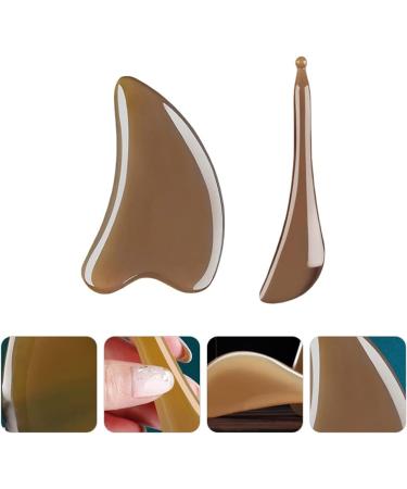 Massagestab Gua Sha Tool - Cabbage Massage Board & Trigger Point Sticks for Face Hand Foot and Body Therapy - Buy Online on GoSupps.com