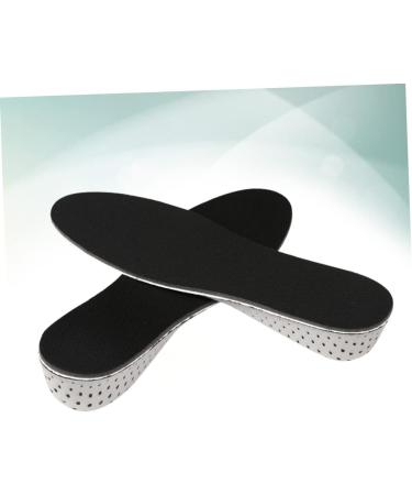 NOLITOY Height Increase Inserts - Invisible Lifting Insoles for Men | Comfortable Full Pad Shoe Lift Inserts - Size 3 Net Black - Buy Online on GoSupps.com