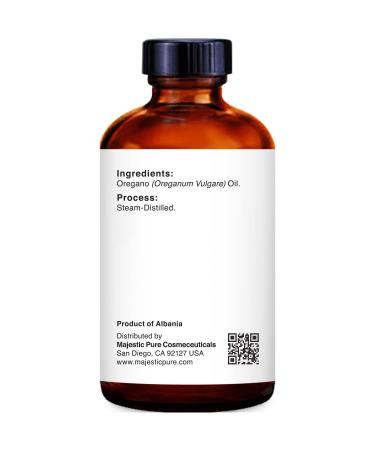 MAJESTIC PURE Oregano Essential Oil - 100% Pure & Natural Oregano Oil for Hair Care Skin Aromatherapy Massage & Home Diffusers - Premium Grade 1 Fl Oz - Buy Online on GoSupps.com