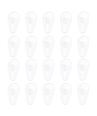 Lt Easiyl 10 pair of silicone nose pads cassette airbag-nose pads for glasses sunglasses compatible with Oakley Contrail oo4147 Truss Rod Ox5123