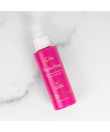 eSalon Triple Prep - Heat-Activated Hair Protectant Spray 4 oz | Protect & Style Hair | International Shipping Available - Buy Online on GoSupps.com