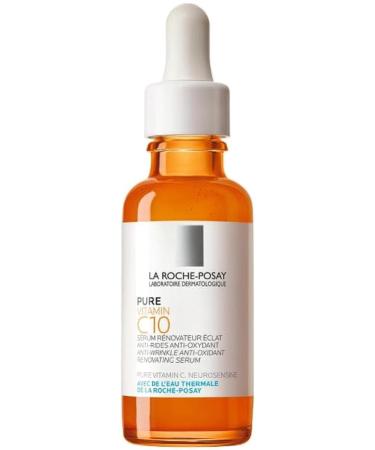 La Roche Posay Pure Vitamin C10 Serum 30ml Light Weight Brightening Facial Serum With Moisturiser