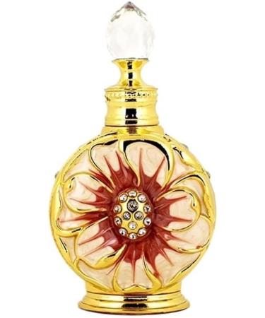 DFJOENVLDKHFE Perfume Bottle Empty Frosted Glass Essential Oil Bottle Refillable Empty Jewelry Decoration Crystal Bottle (Size : 12 Color : Golden flowers) 12 Golden Flowers - Buy Online on GoSupps.com
