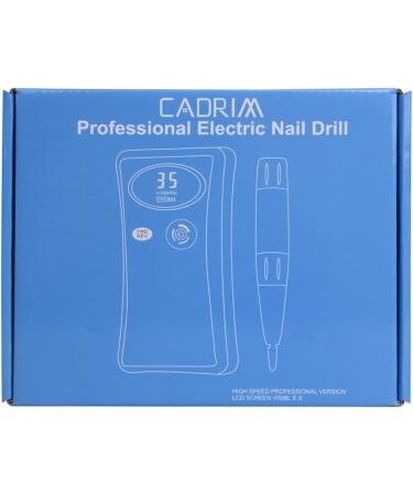 35000RPM Electric Nail Files Rechargeable 4000mAH Professional Cadrim Super Portable Nail Drill Acrylic Gel Kit Beginners Adjustable Speed Free Direction LCD Display Electric Set Manicure Pedicure Kit White - Buy Online on GoSupps.com