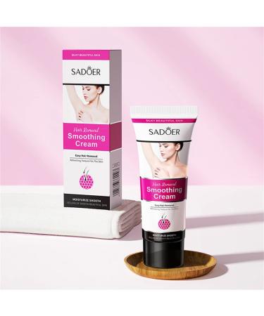 Gentle & Soothing Sensitive Depilatory Cream - Painless Hair Remover for Women | Moisturizing Face & Body Solution  - Buy Online on GoSupps.com