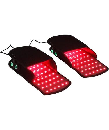 Feet LED Therapy Device with 90 Pcs 660nm+90 Pcs 850nm Wavelength Adjustable 3 Modes and 3 Levels of Time Deep Muscle Relaxation for Home Office