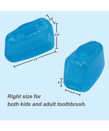 20 Pack Travel Toothbrush Head Covers - Portable Toothbrush Pod Caps for Home and Outdoor Protection - Buy Online on GoSupps.com