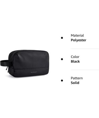 BAGSMART Men's Travel Toiletry Organizer - Water Resistant Hanging Dopp Kit/Shaving Bag - Black-Medium - Buy Online on GoSupps.com