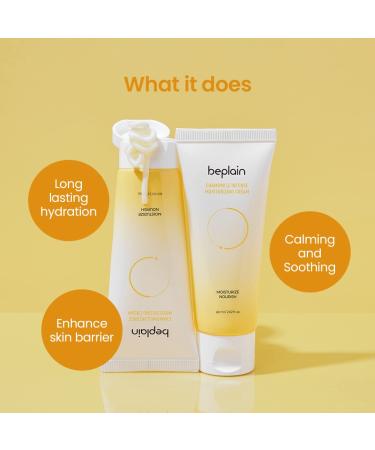 beplain Ceramide Skin Barrier Cream - Chamomile Intense Moisturizing Facial Cream for Sensitive Skin | Daily Soothing & Nourishing Treatment | Korean Skincare - 60ml - Buy Online on GoSupps.com