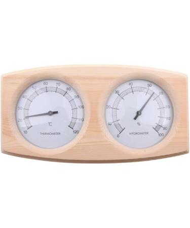 2Si 1 Arada Sauna Termometre ve Higrometre - Ah ap Duvara Monte Termo-Higrometer Do ru l m Buhar Odas Aletleri - Buy Online on GoSupps.com