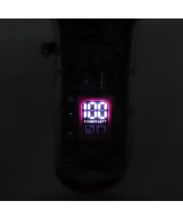 Transparent Mini Clipper - Ergonomic Digital Electric Clipper for Home Use (Red) | International Shipping Available - Buy Online on GoSupps.com