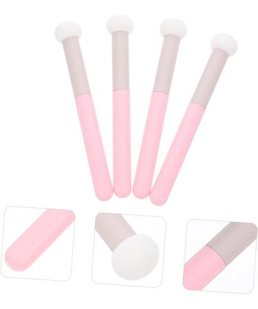 4 Pieces Concealer Brush with Mushroom Puff with Handle Makeup Puff Sponge with Handle Makeup Sponges for Foundation Makeup Concealer Brush Sponge Applicator - Buy Online on GoSupps.com