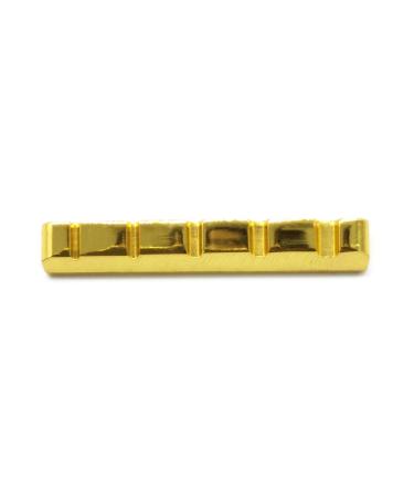 haiaxx Electric Guitar Bass Pre-Slotted Nut 5-String Bass Guitar Top Nut Saddle Pre-Slotted Nuts Replacement Easy to Install