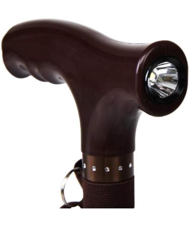 Adjustable Crutches Walking Stick Aluminum Cane Single Leg Cane Folding Telescopic Crutch Excellent Workmanship/Brown Surprise Gift - Buy Online on GoSupps.com