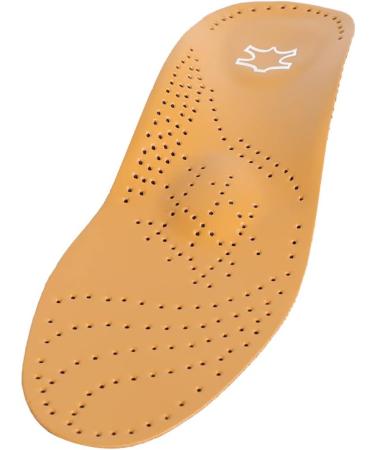 Microfiber Imitation Leather Footbound Support Insoles for Shoes - Comfortable Orthotic Inserts (Size 43-44) - Buy Online on GoSupps.com