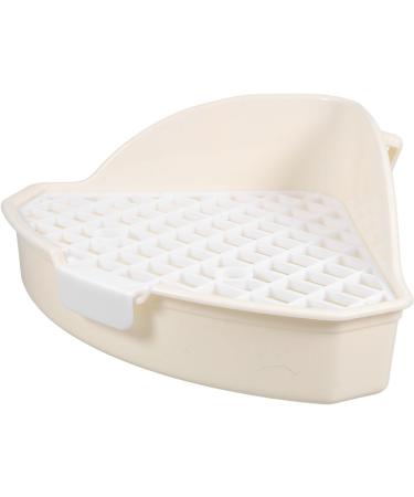 BESPORTBLE 2pcs Rabbit Triangle Toilet Guinea Pig Potty Pet Potty Pet Litter Basin Abs White 25.00X19.00X10.00CMx2pcs Whitex2pcs - Buy Online on GoSupps.com