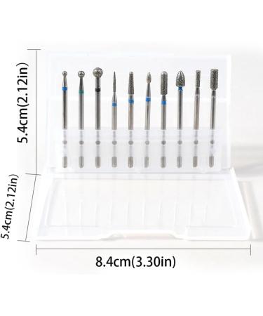 Nail Bits Nail Drill Heads Grinding Set Rotate Milling Cutter Manicure Pedicure Portable Tools for Exfoliating Grinding Polishing Nail Removing(c) - Buy Online on GoSupps.com