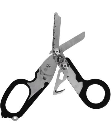 Bradoc Emergency Scissors - Foldable Stainless Steel First Aid Scissors for Medical Professionals & Camping | Portable Multi-functional Tool - Buy Online on GoSupps.com