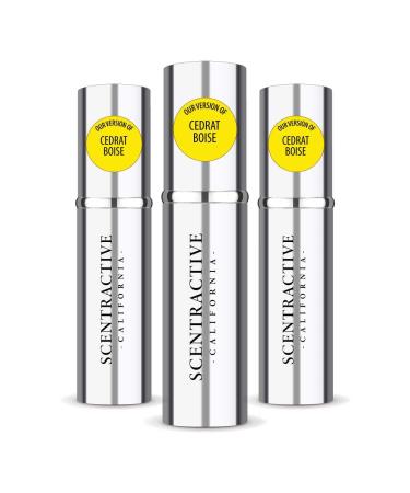 CA Perfume Impression of Cedrat Boise For Women & Men Replica Version Fragrance Dupes Concentrated Long Lasting Eau de Parfum Spray Refillable Atomizer Bottle 0.17 Fl Oz/5ml-X3 MNCR CEDRAT BOISE IMPRESSION 0.51 Fl Oz (Pack of 1)